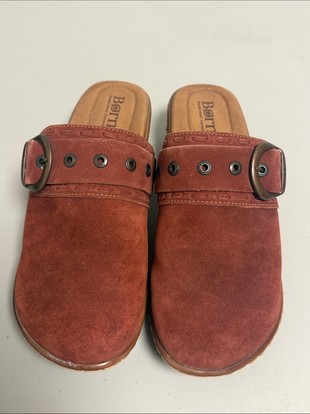 Born Suede Clogs